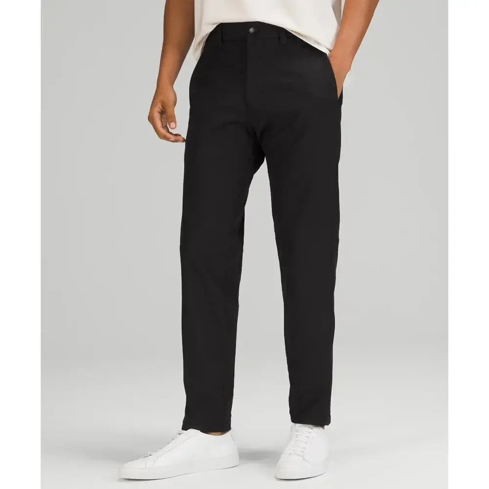 Lululemon Men's Black High Rise Slim Fit Commission Pants Size 31